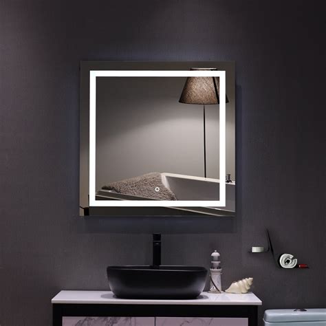 wall mounted makeup mirror with led lights